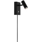 Nordlux Wandleuchte Omari 3.2W 827 320lm 41D Schwarz - Metall | Extra Warmweiß