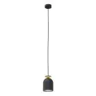 Emibig Pendelleuchte Target Stahl Schwarz | Geeignet für 1x E27 - Max 15W